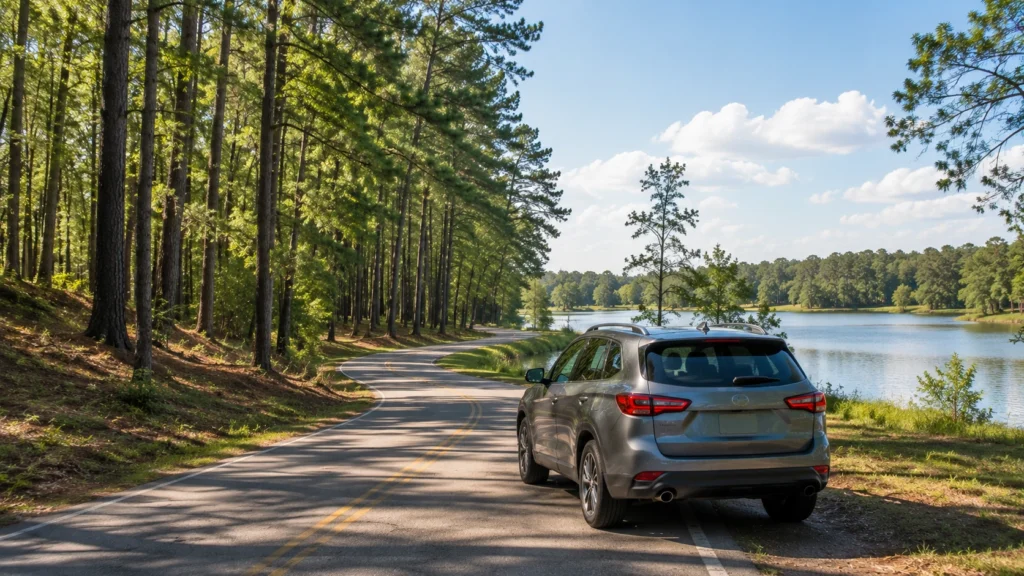 Huntsville State Park scenic drive from Houston