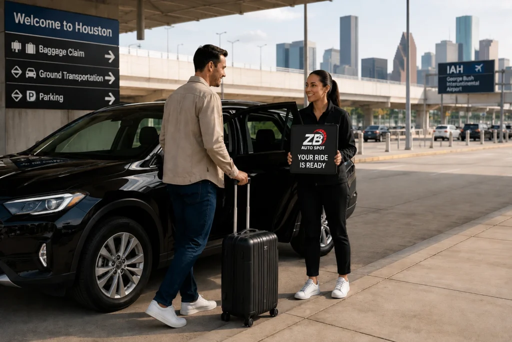 IAH Rental Pickup Coordination